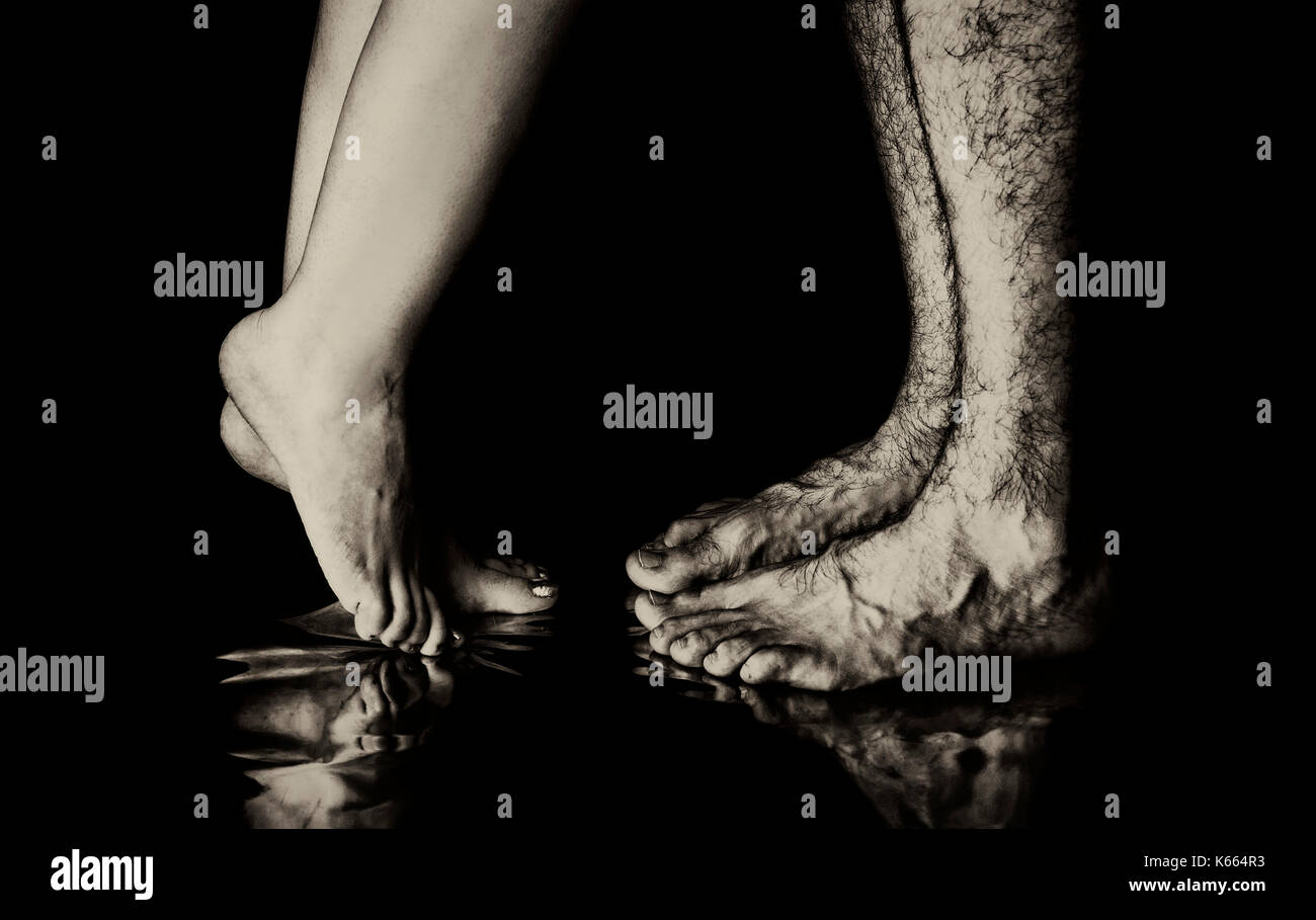 Pieds Banque D'Images