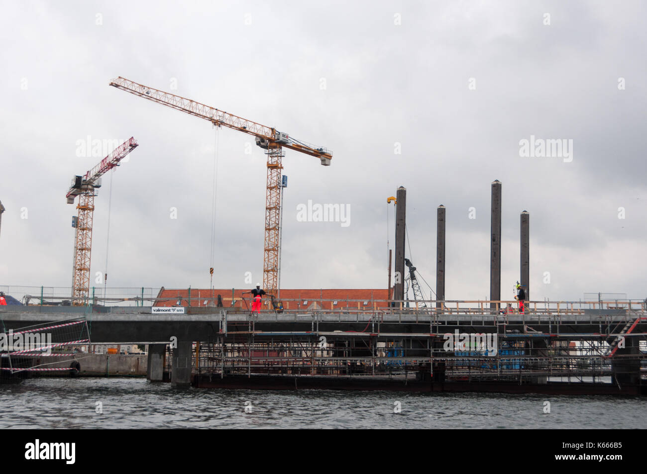Le port de Copenhague. Danemark Banque D'Images