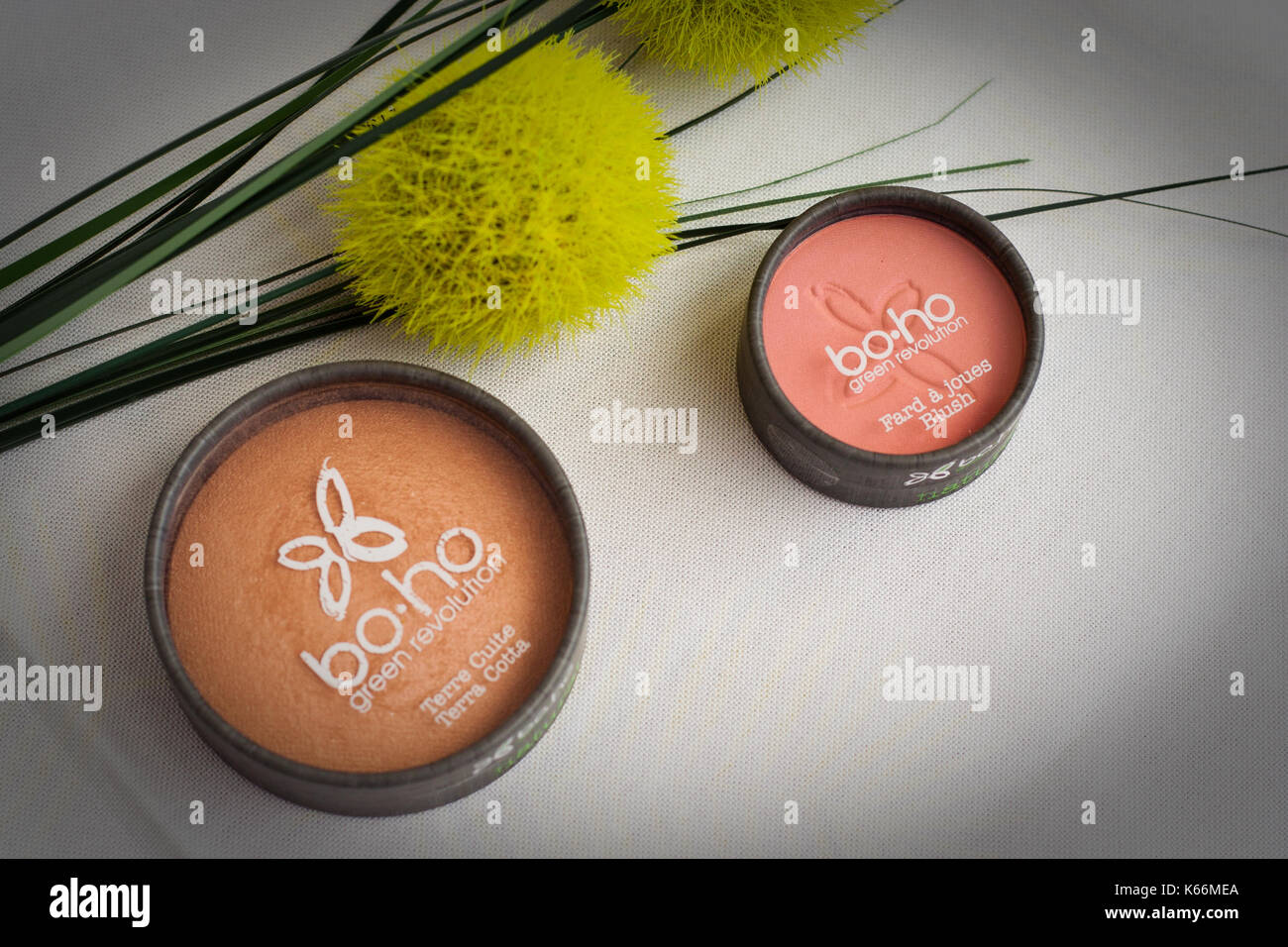 Produits naturels composent boho Banque D'Images