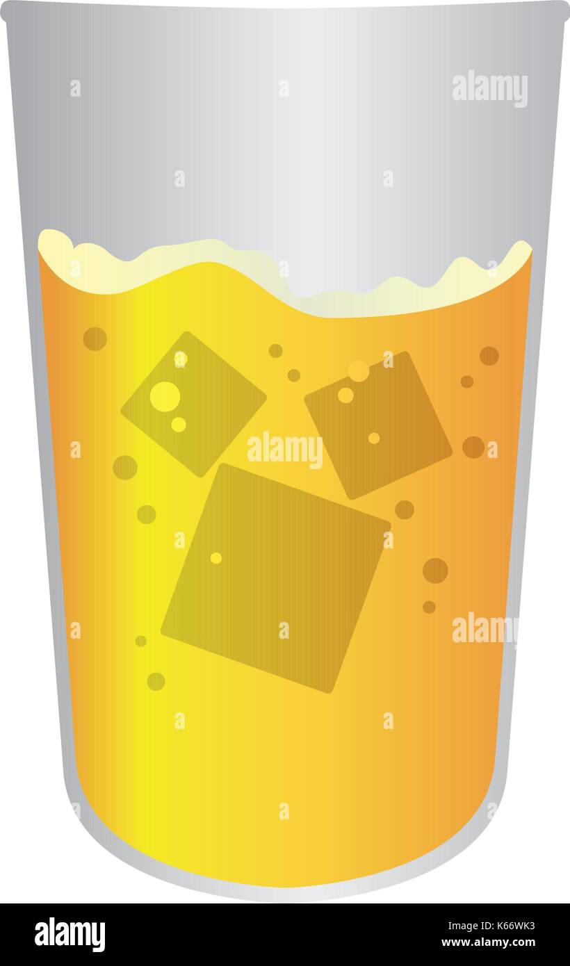 Verre à bière isolés Illustration de Vecteur