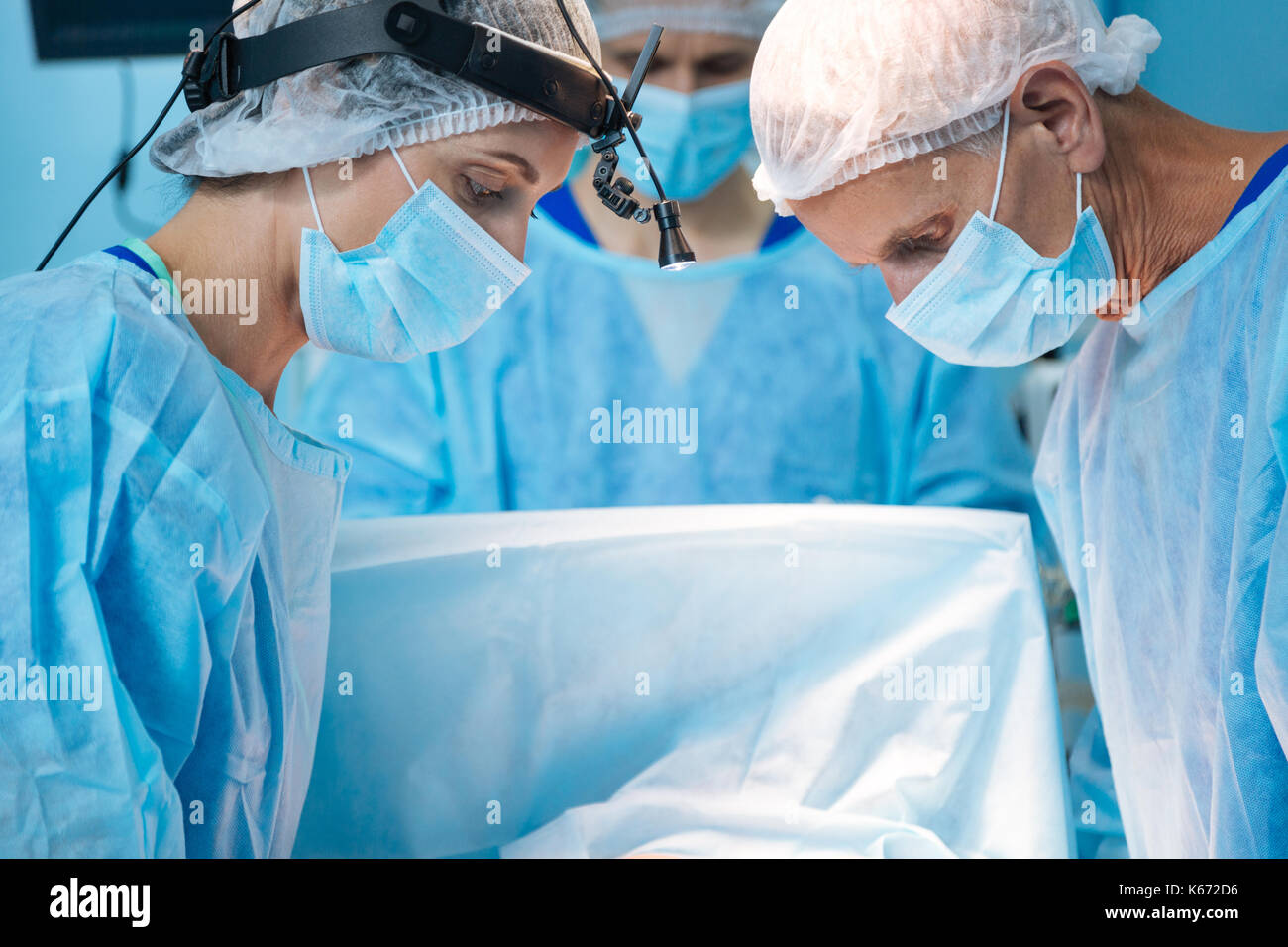 Portrait de médecins compétents qu'être au travail Banque D'Images