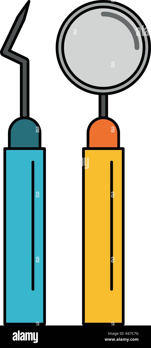 Droit connexes dentisterie Illustration de Vecteur