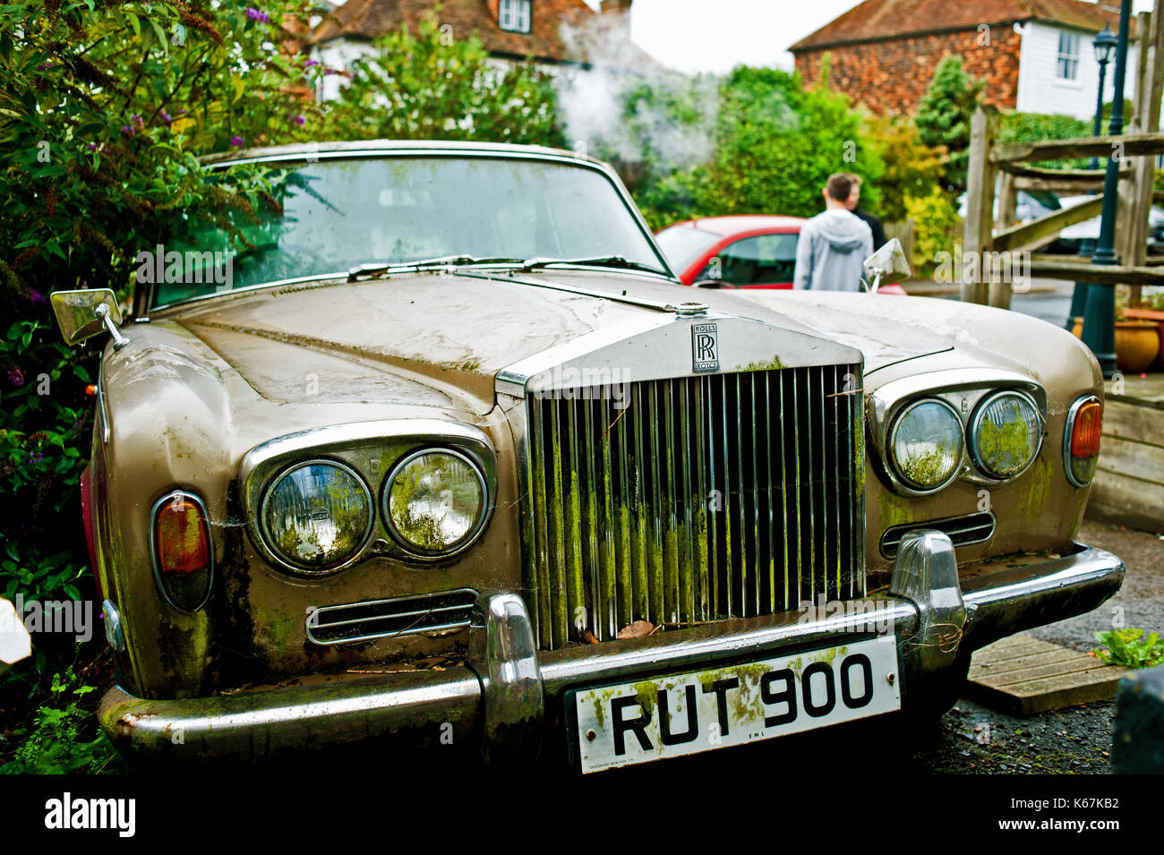 Abandonné ROLLS ROYCE SILVER SHADOW Banque D'Images