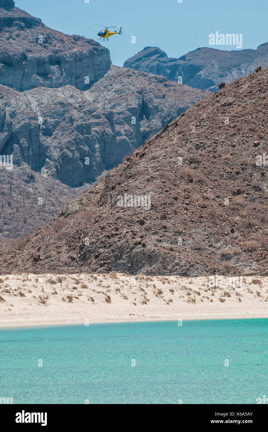 Plage Balandra, La Paz, mer de Cortes Baja California Sur. Le Mexique Banque D'Images