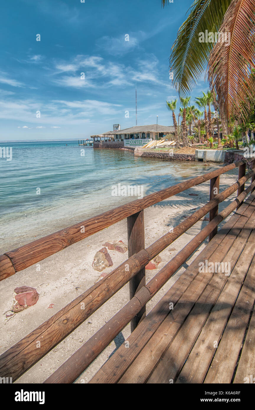 La plage de la Concha, la paz baja California sur le Mexique Banque D'Images