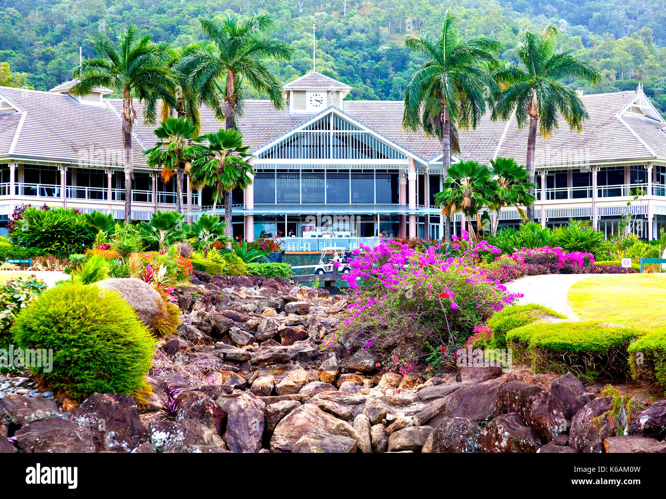 Paradise Palms golf club à Cairns, Queensland Nord Banque D'Images