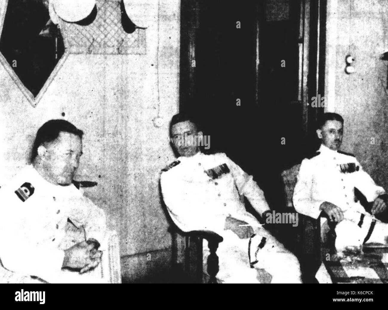 Commandoovergave Banque D'Images