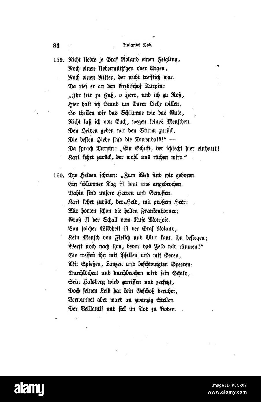 Das Rolandslied Hertz (W) 102 Banque D'Images