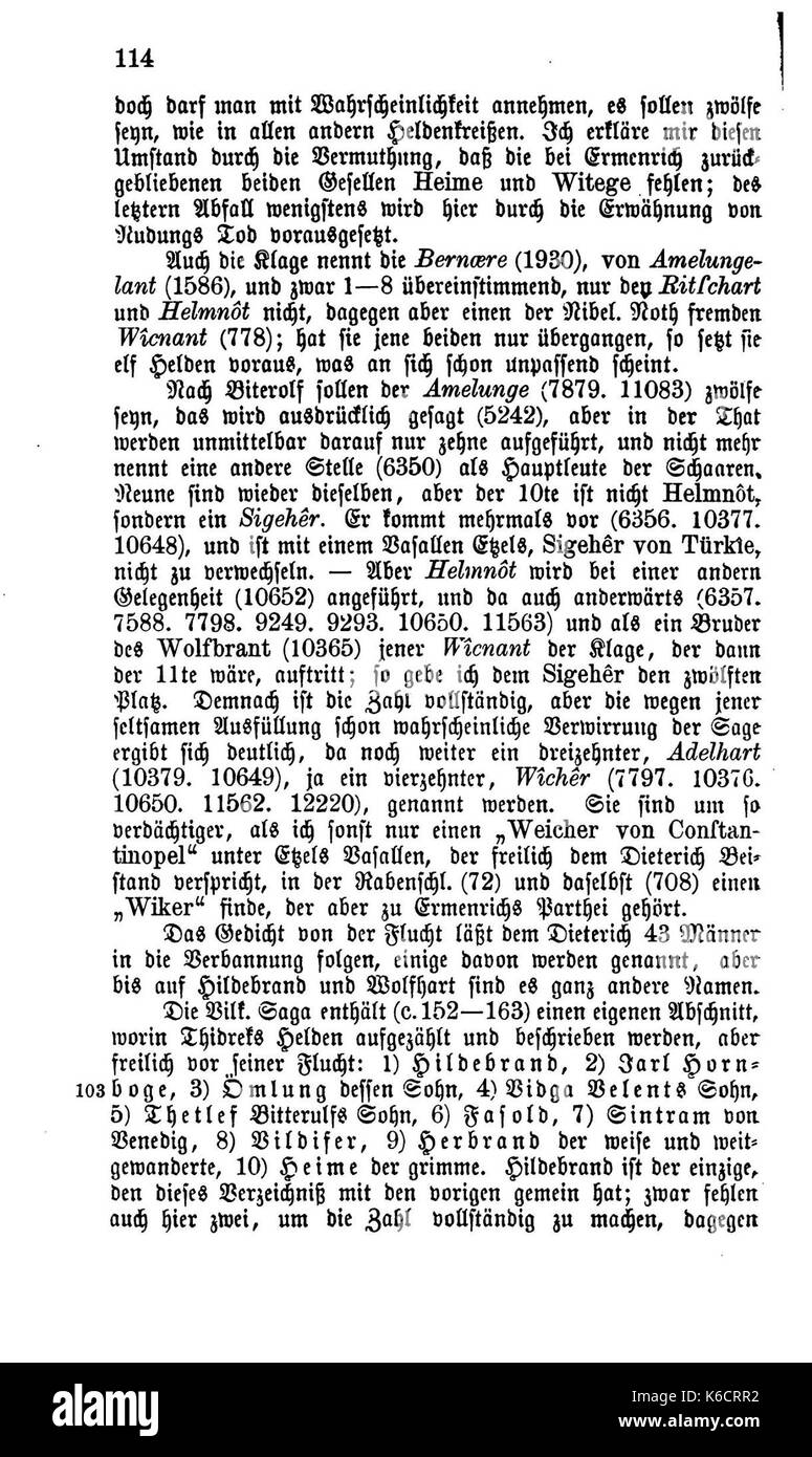 De Die deutsche Heldensage Grimm (W.) 148 Banque D'Images