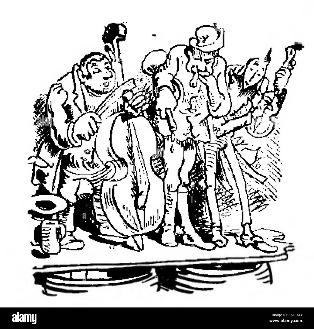 Dideldum ! (Busch) 057 Banque D'Images