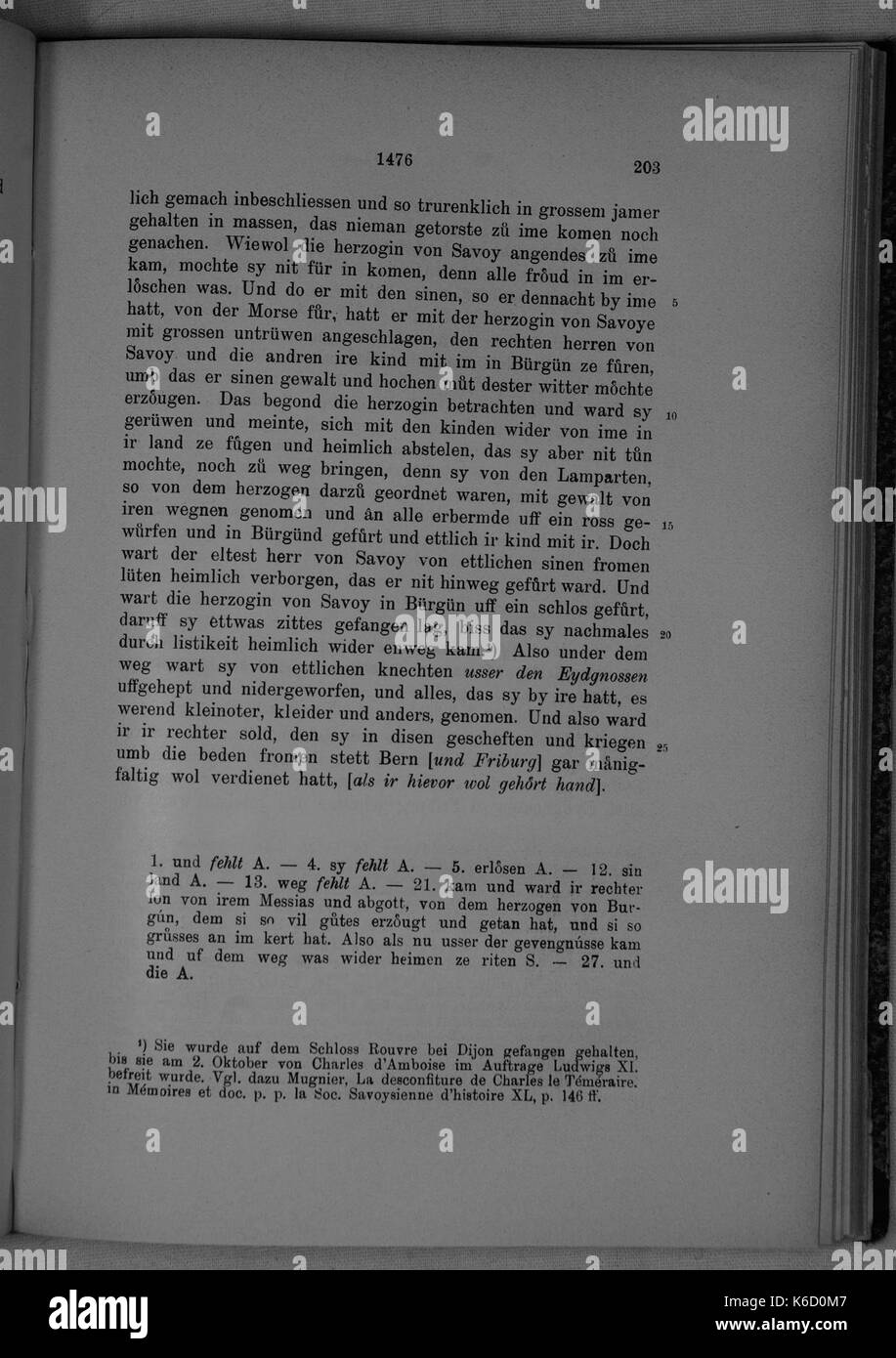 Burgunderkriege (Molsheim) 203 Banque D'Images