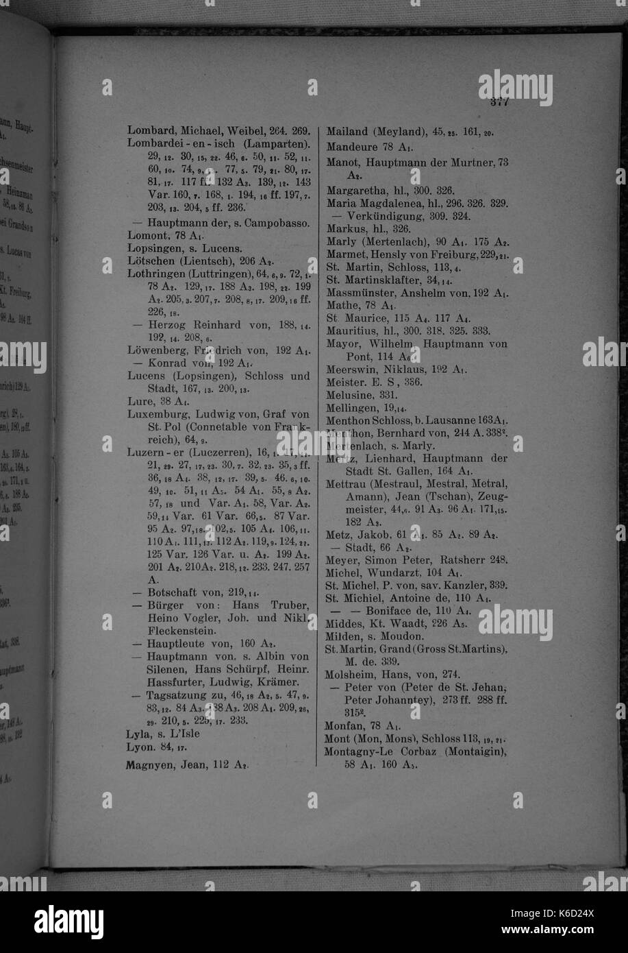 Burgunderkriege (Molsheim) 377 Banque D'Images