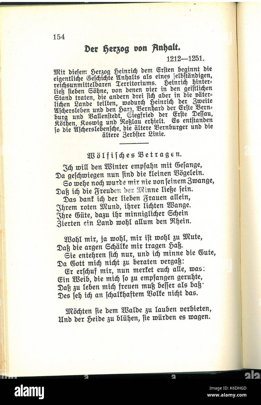 Deutscher Minnesang 154 Banque D'Images