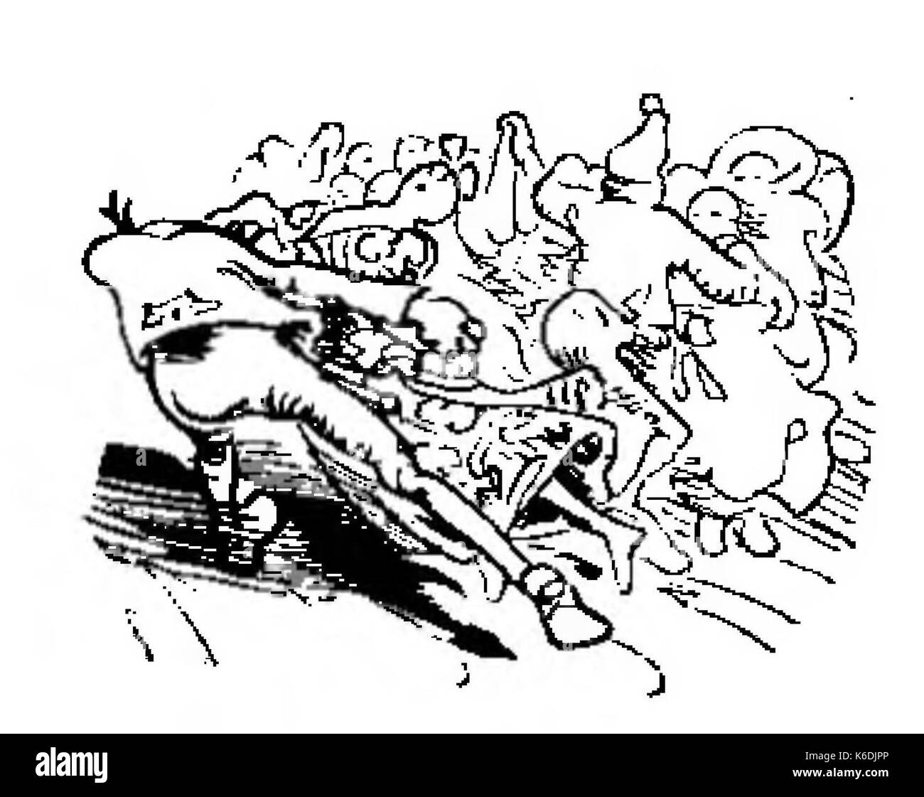 Dideldum ! (Busch) 072 Banque D'Images