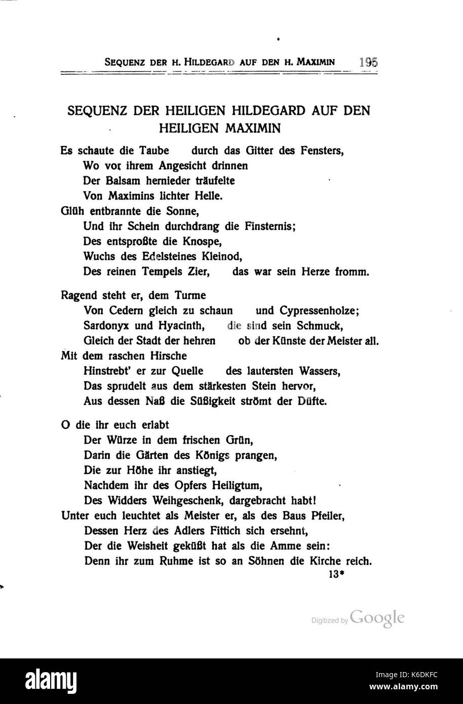 Deutsche Dichter des Mittelalters Lateinischen 195 Banque D'Images