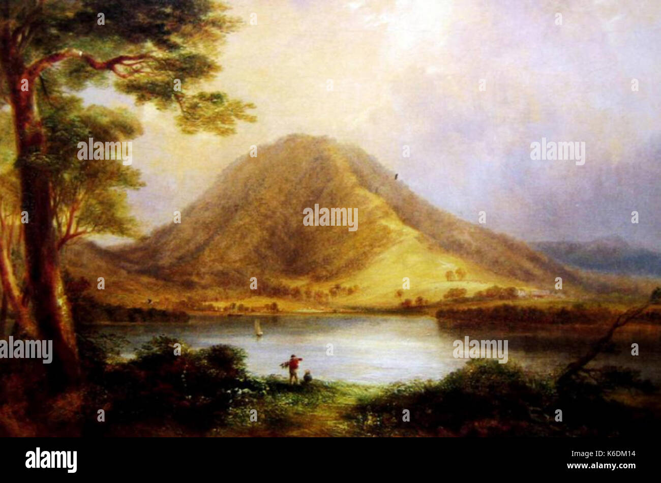 La montagne de Coolangatta par Conrad Martens 1860 Banque D'Images