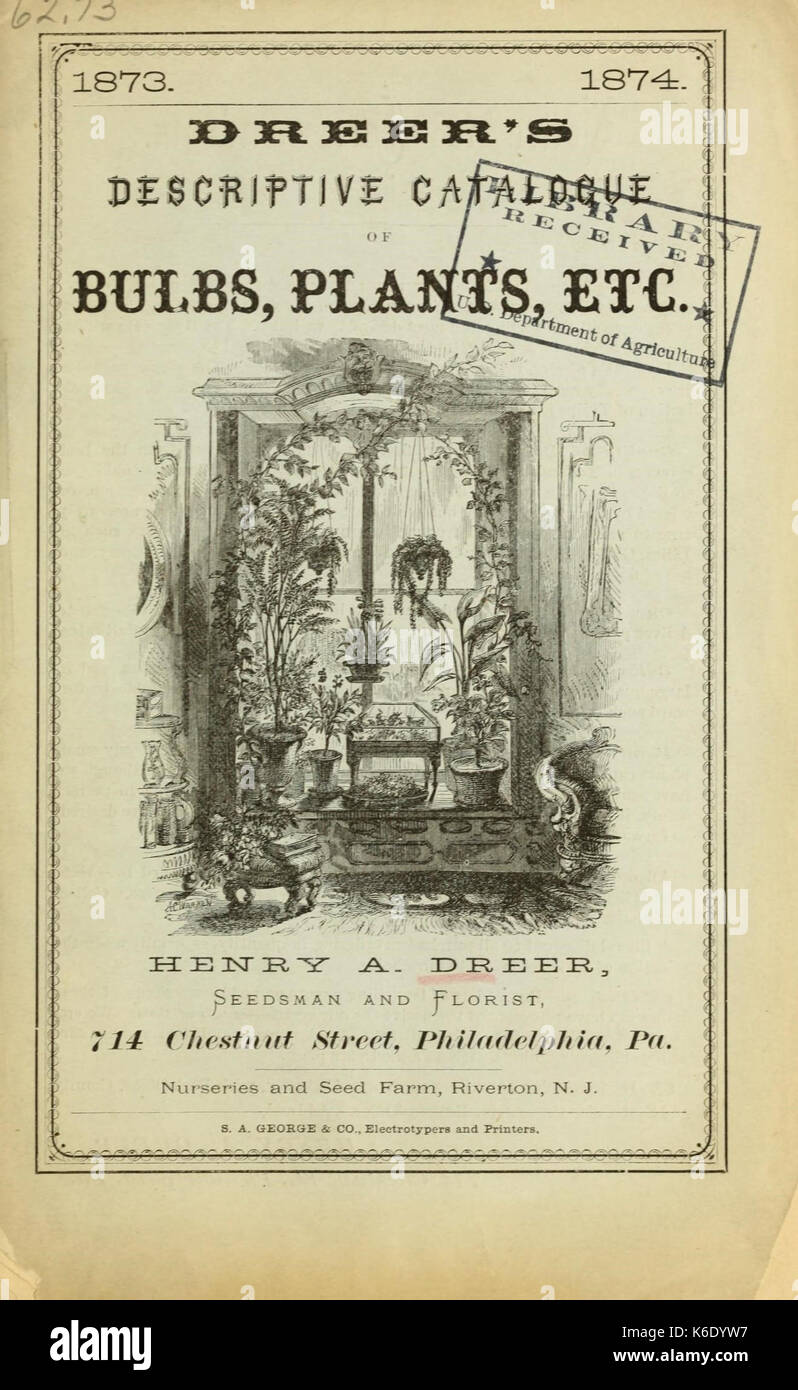 Dreer's catalogue descriptif de bulbes, plantes, etc (16580940269) Banque D'Images