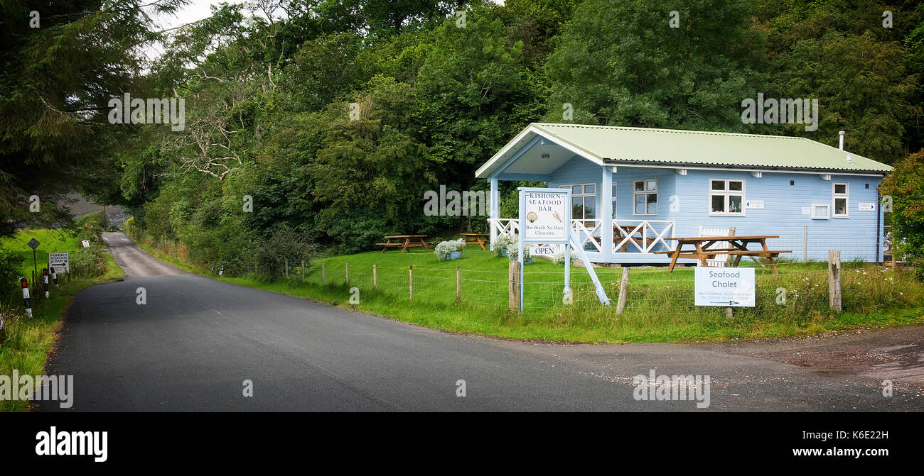 Kishorn Seafood Bar, Kishorn, Ecosse Banque D'Images