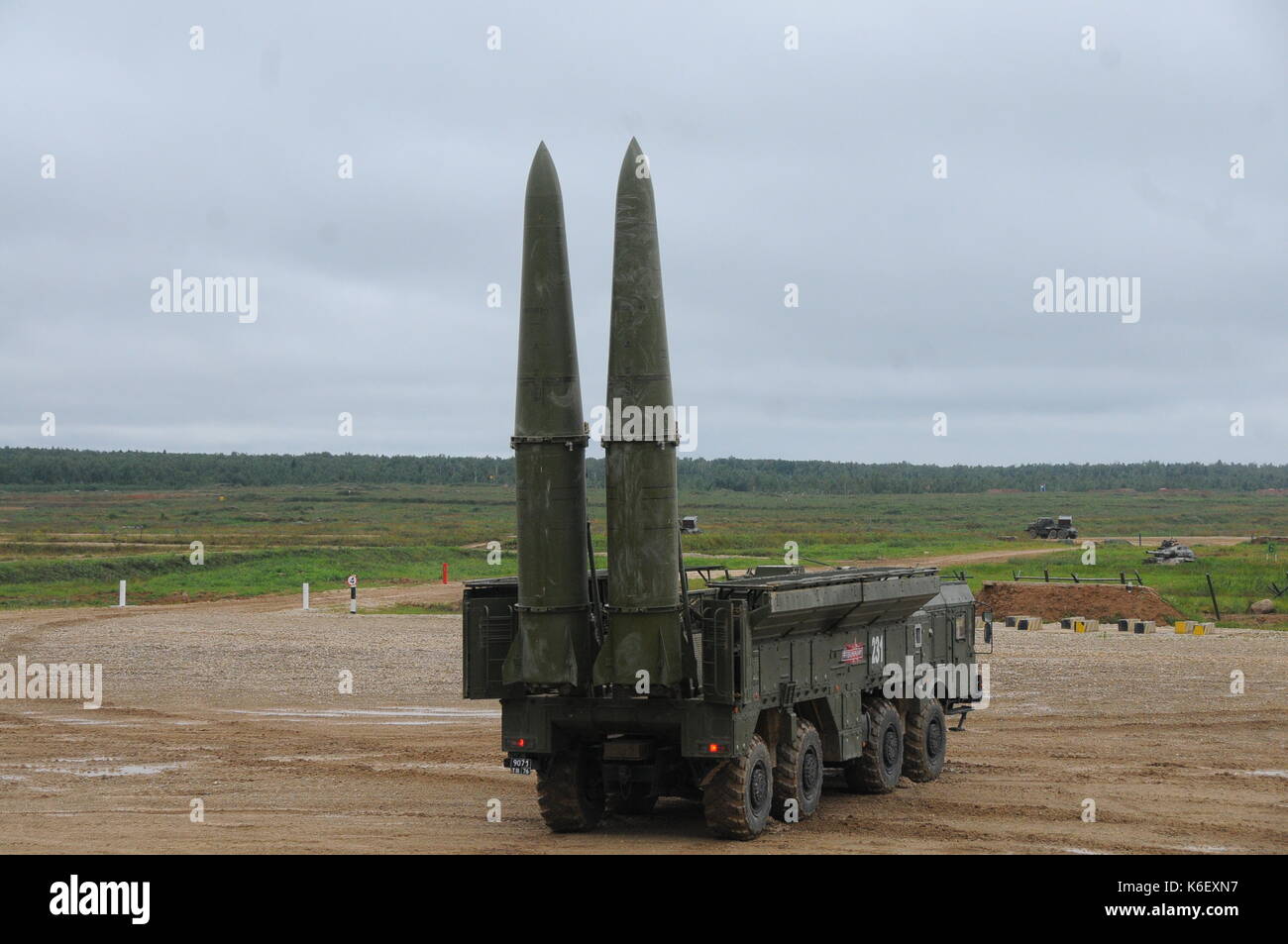 Système mobile de missiles balistiques de courte portée « Iskander » Banque D'Images