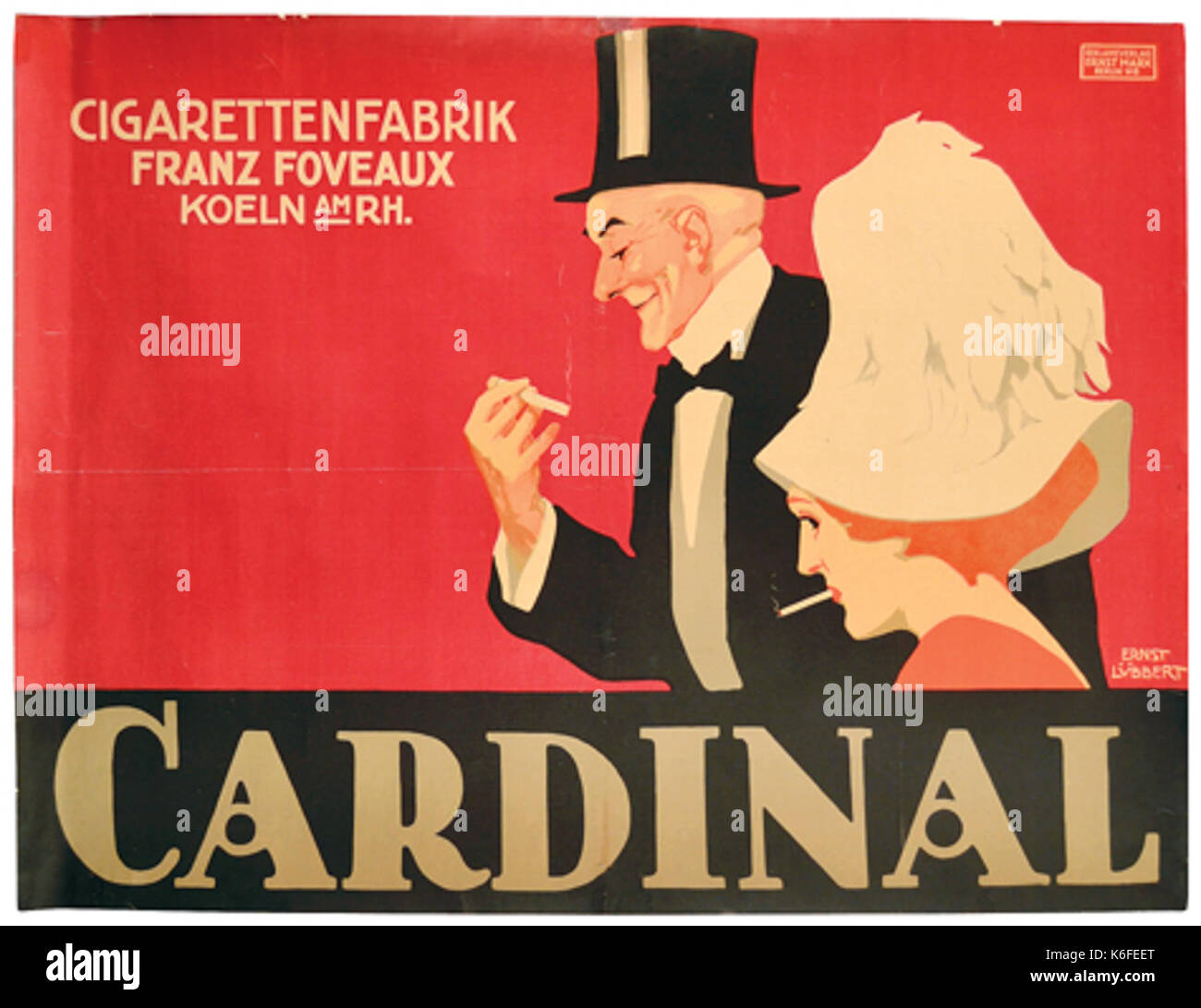 Foveaux Cigarettenfabrik Cardinal Banque D'Images