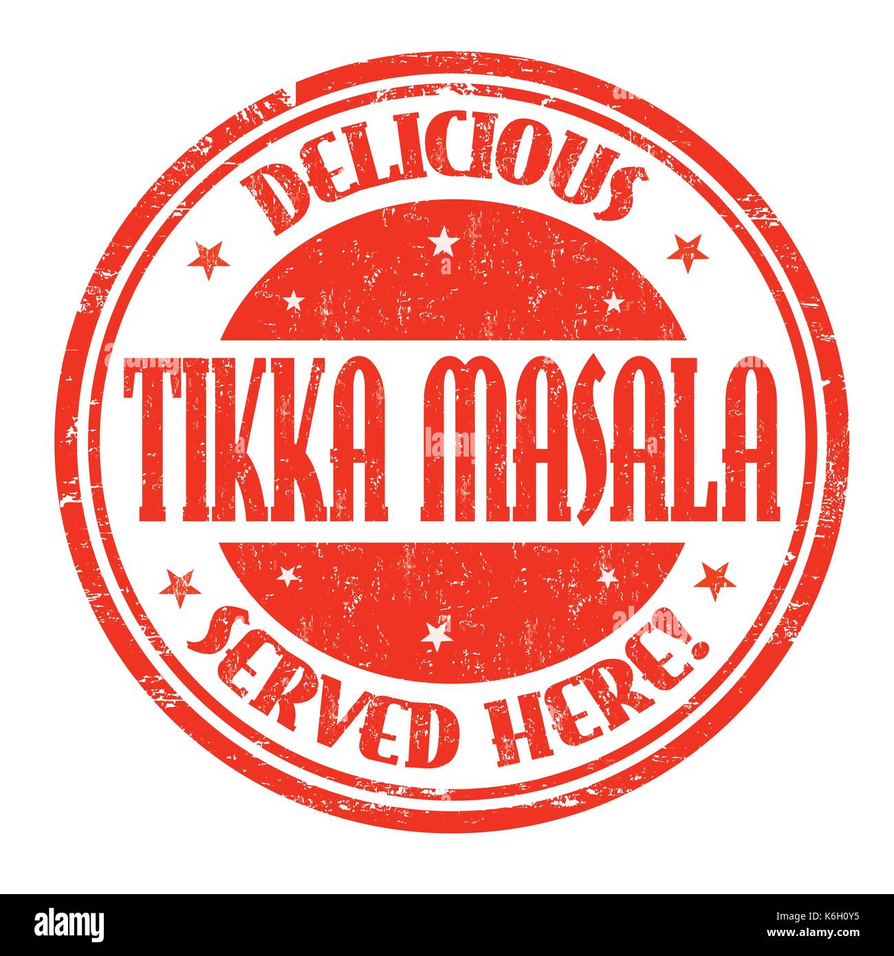 Tikka masala grunge tampons sur fond blanc, vector illustration Illustration de Vecteur