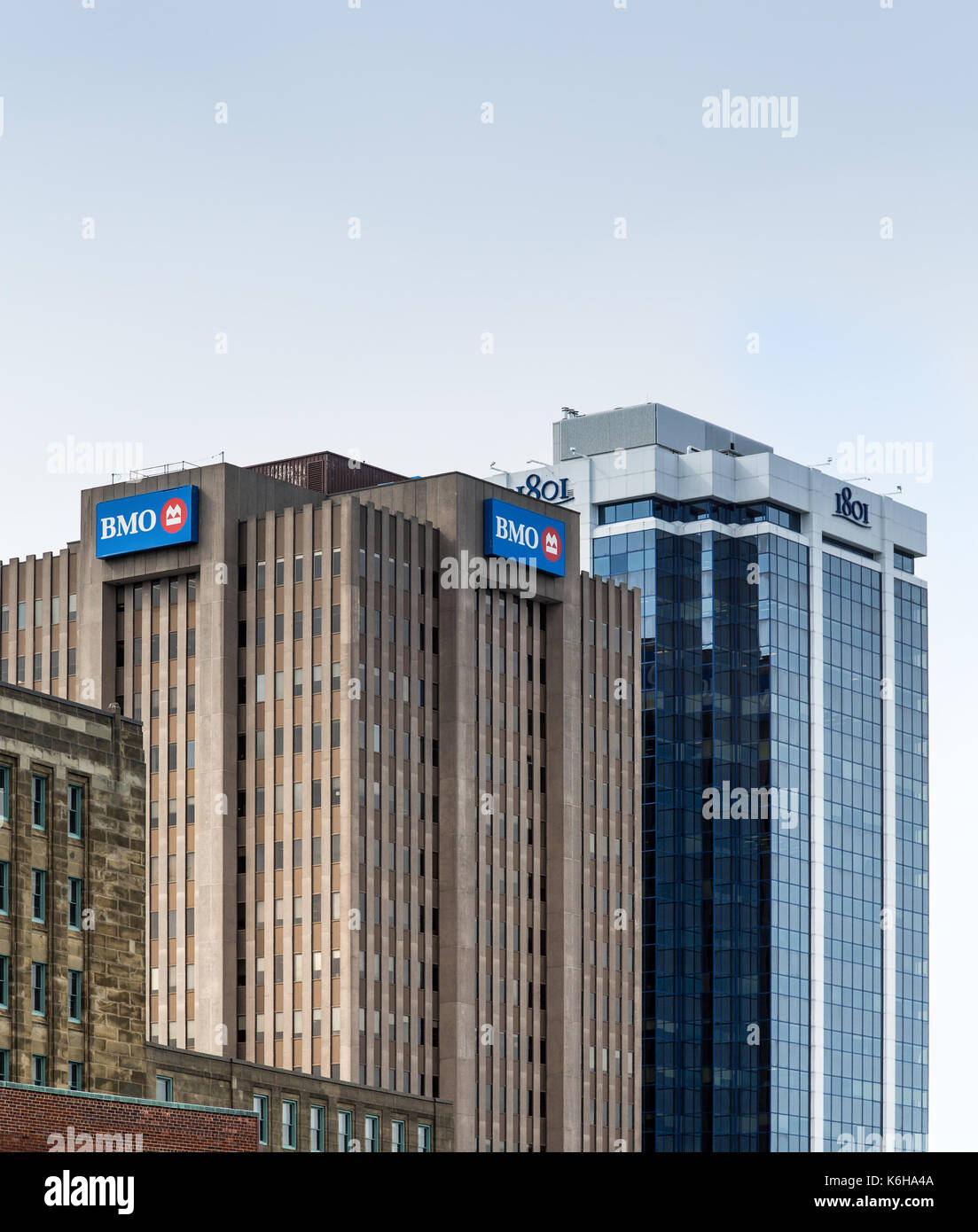 Bmo énorme édifice de Halifax, Nouvelle-Écosse Banque D'Images