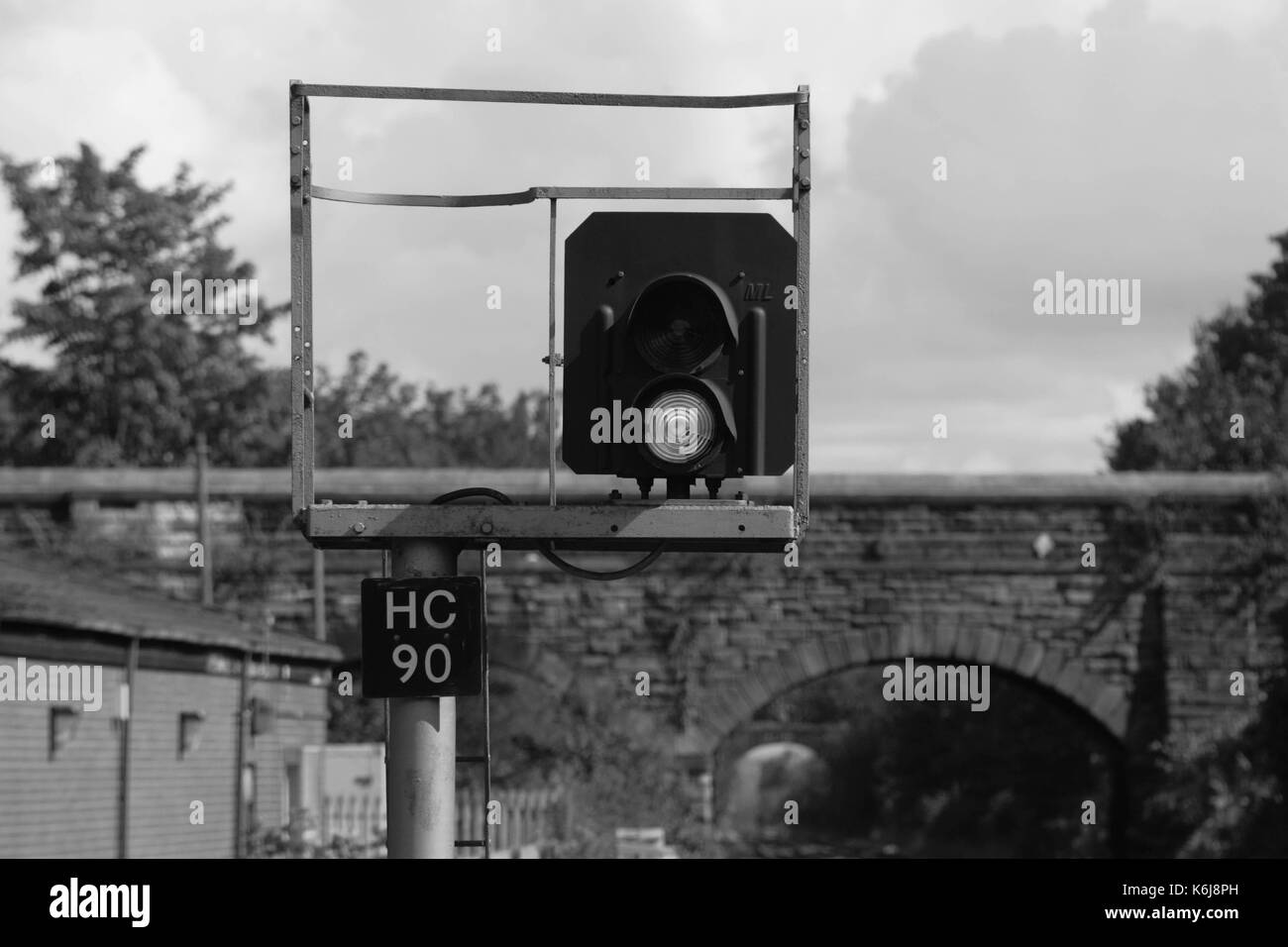 Travailler à la chasse aux trains, Liverpool Banque D'Images