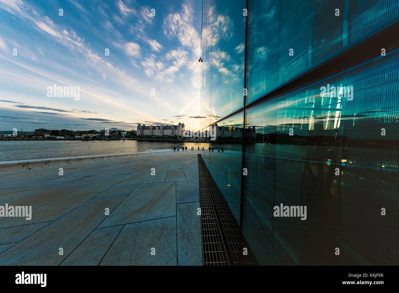 Oslo Opera Banque D'Images