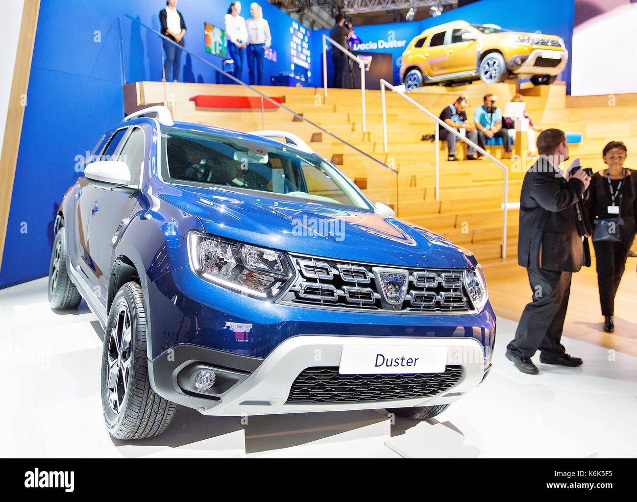 67e salon international de Francfort,suv dacia duster Banque D'Images