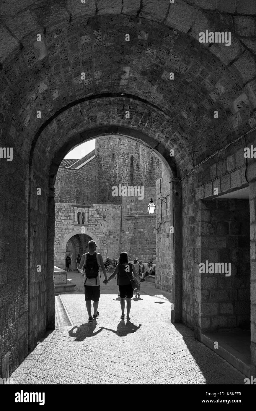 La vieille ville de Dubrovnik, juin 2017 Banque D'Images