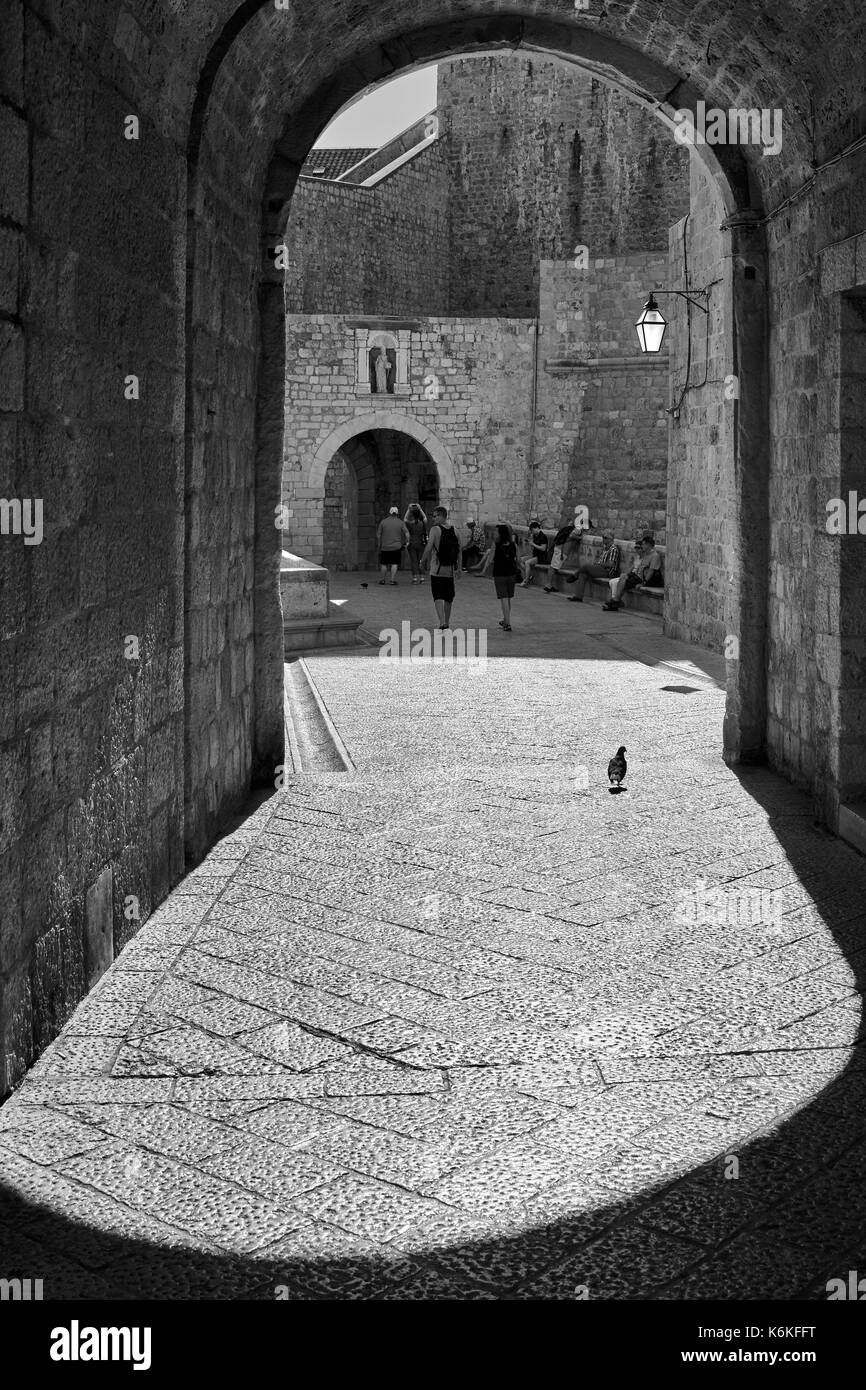 La vieille ville de Dubrovnik, juin 2017 Banque D'Images