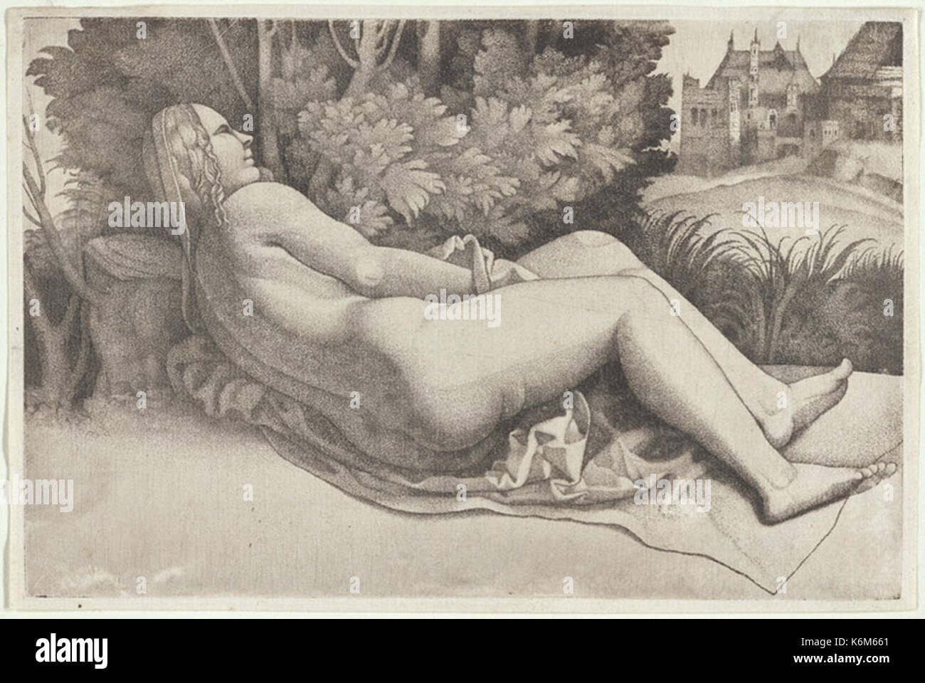 Giulio Campagnola Vénus Banque D'Images