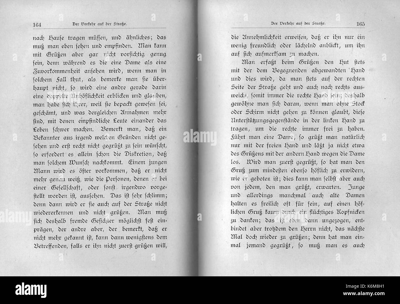 Der Verkehr in der Guten Gesellschaft 087 Banque D'Images