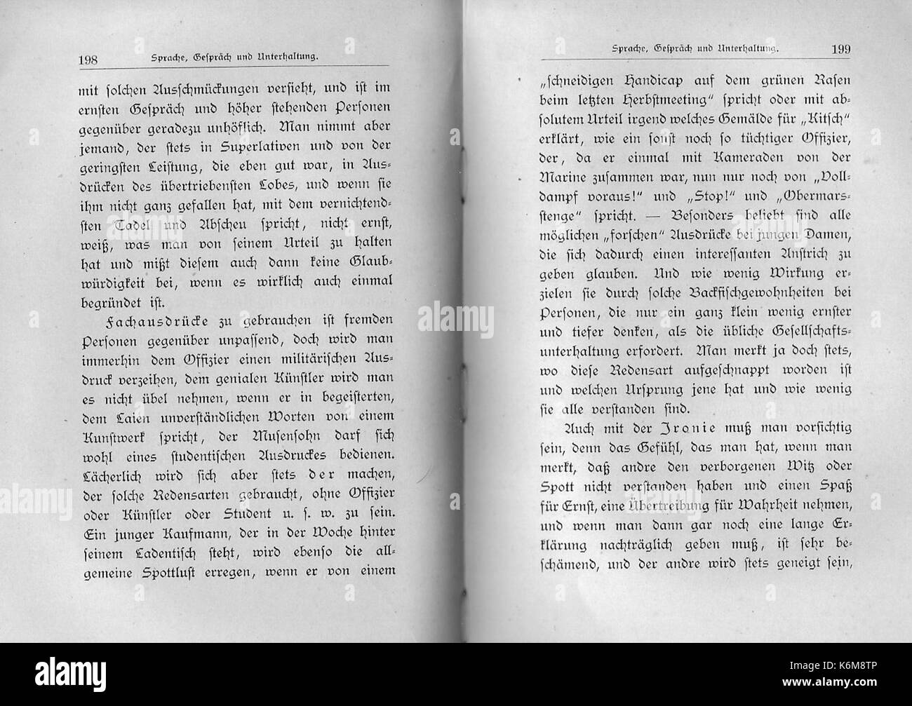 Der Verkehr in der Guten Gesellschaft 104 Banque D'Images