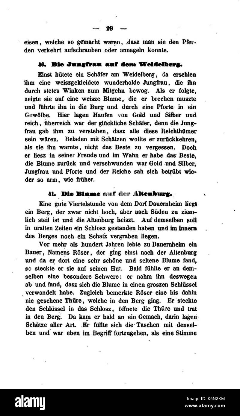 De Hessische Sagen 029 Banque D'Images