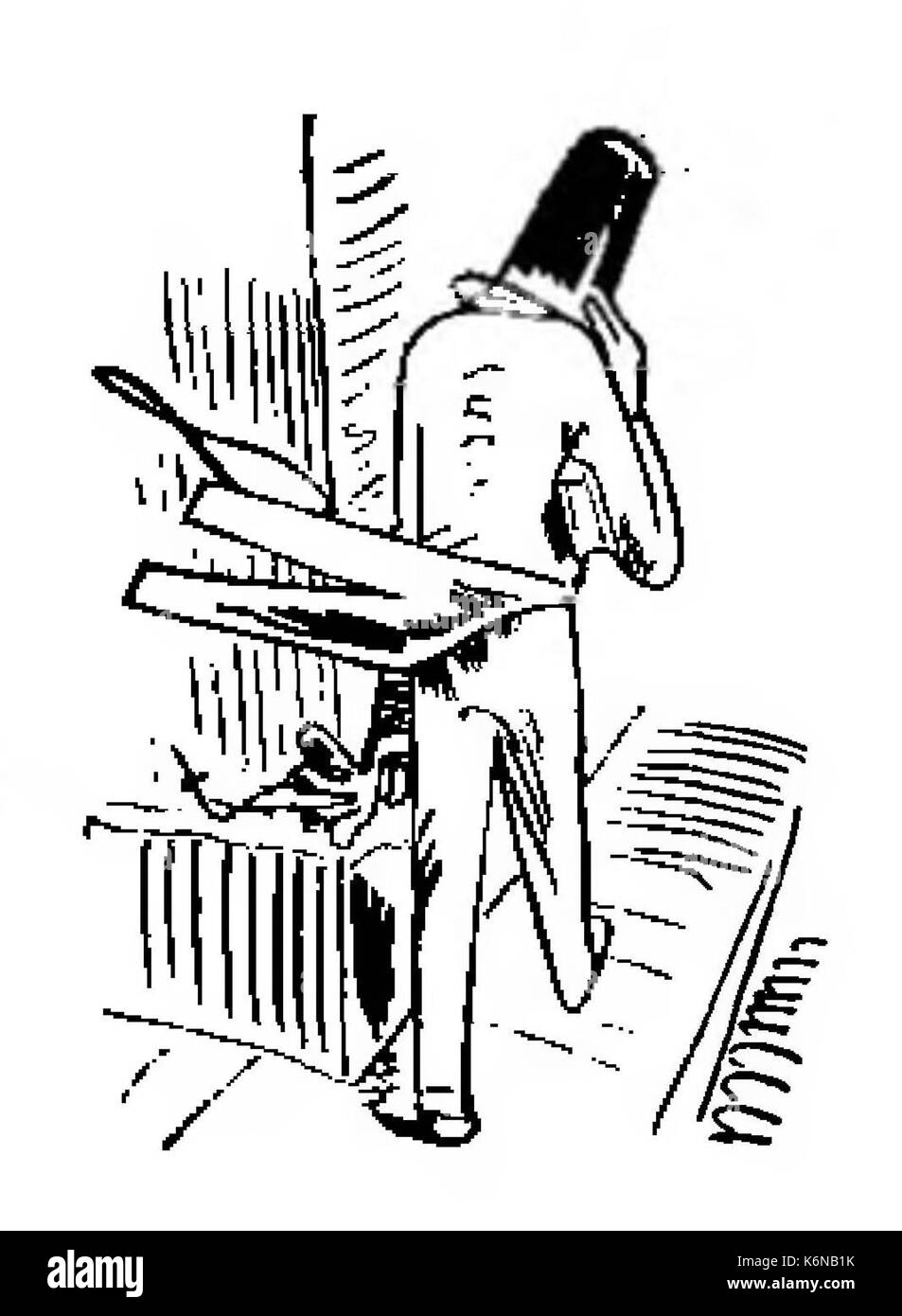 Dideldum ! (Busch) 084 Banque D'Images