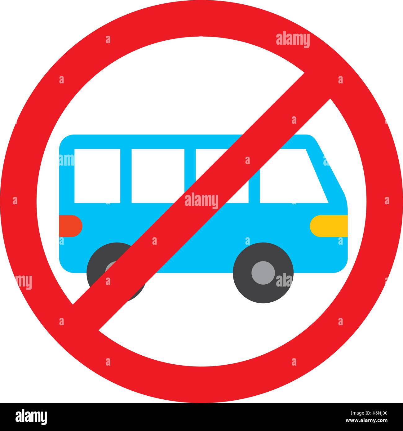 Pas de voiture ou pas de parking sign interdire Illustration de Vecteur