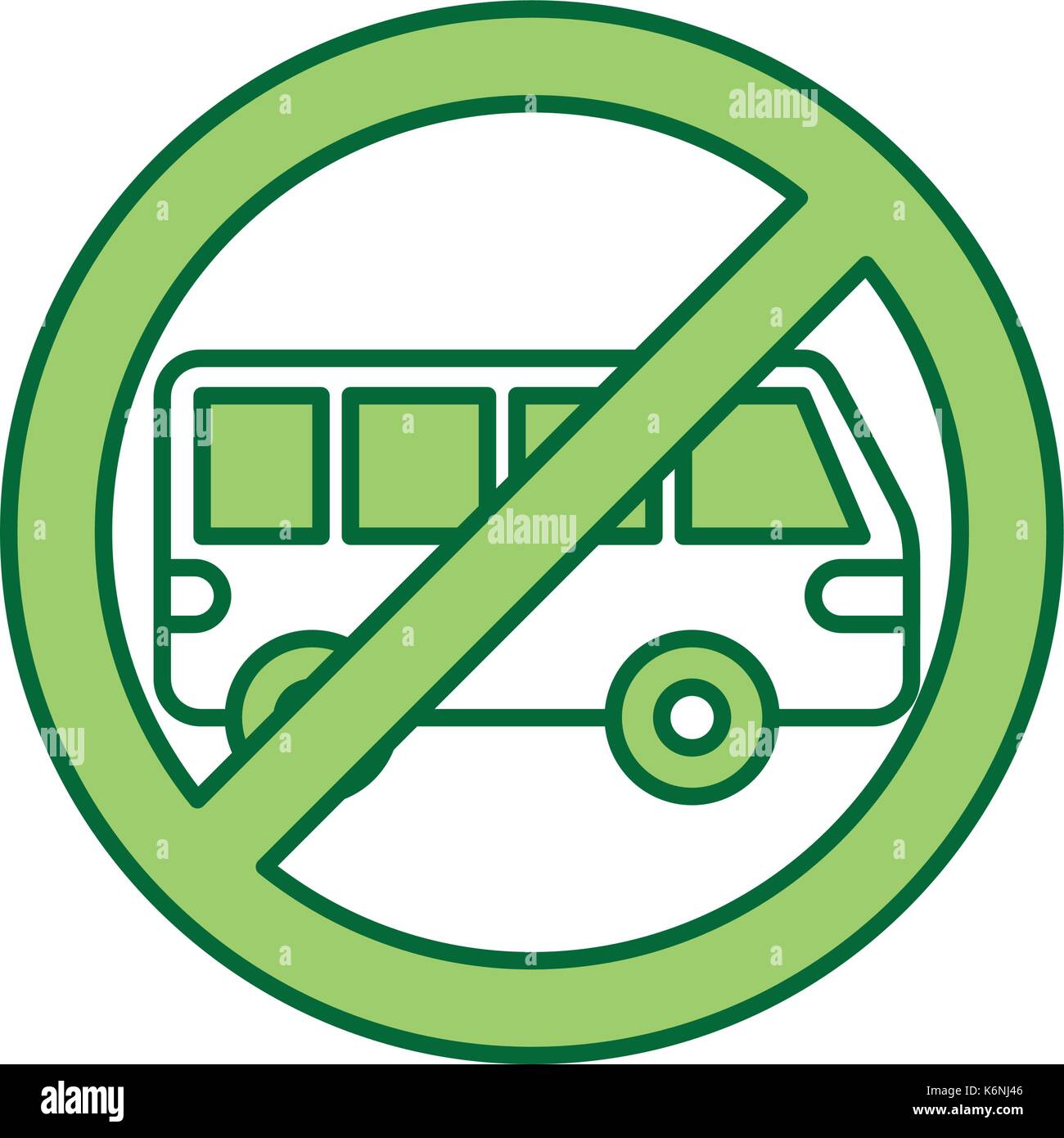 Pas de voiture ou pas de parking sign interdire vector illustration Illustration de Vecteur