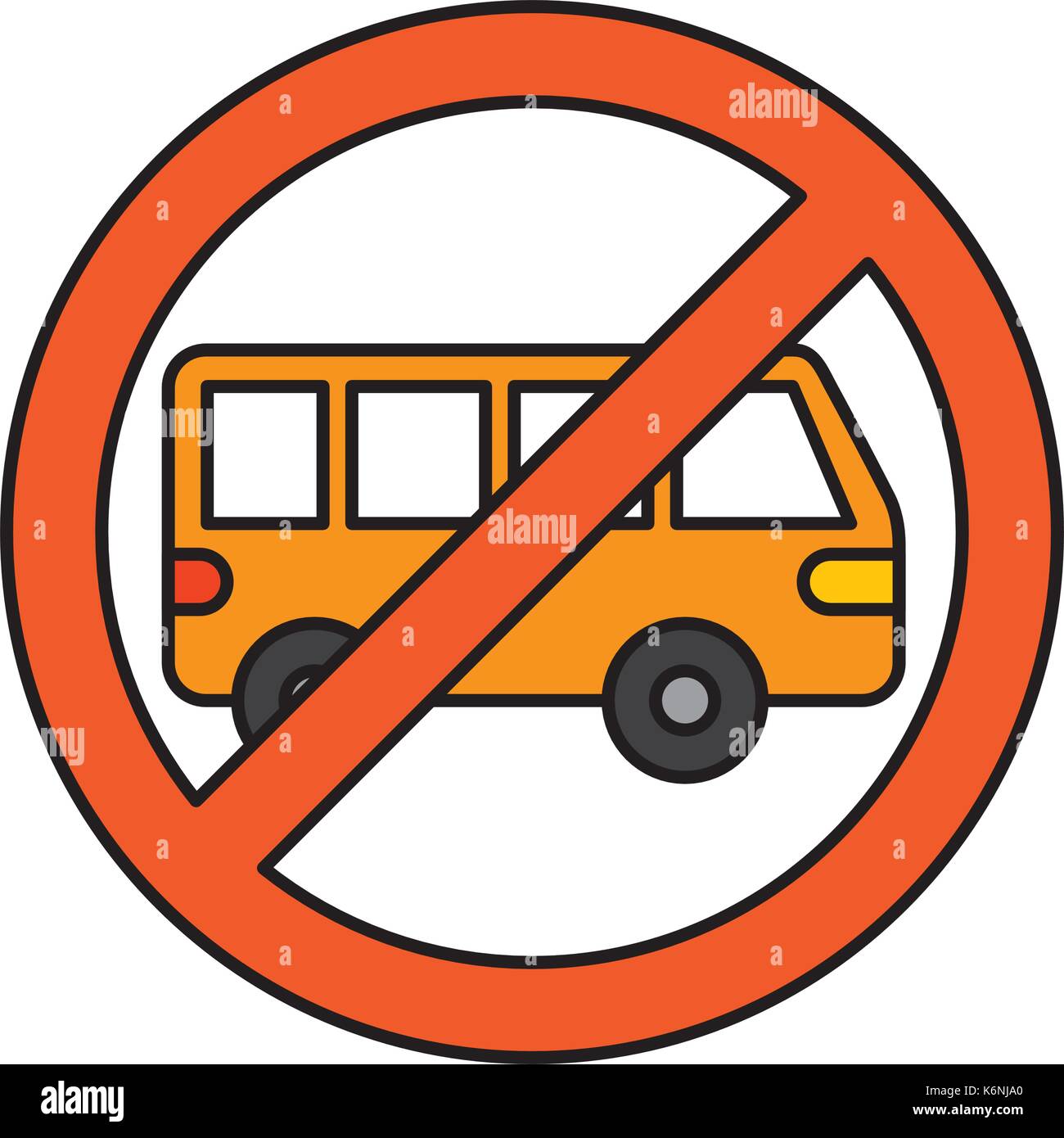 Pas de voiture ou pas de parking sign interdire Illustration de Vecteur