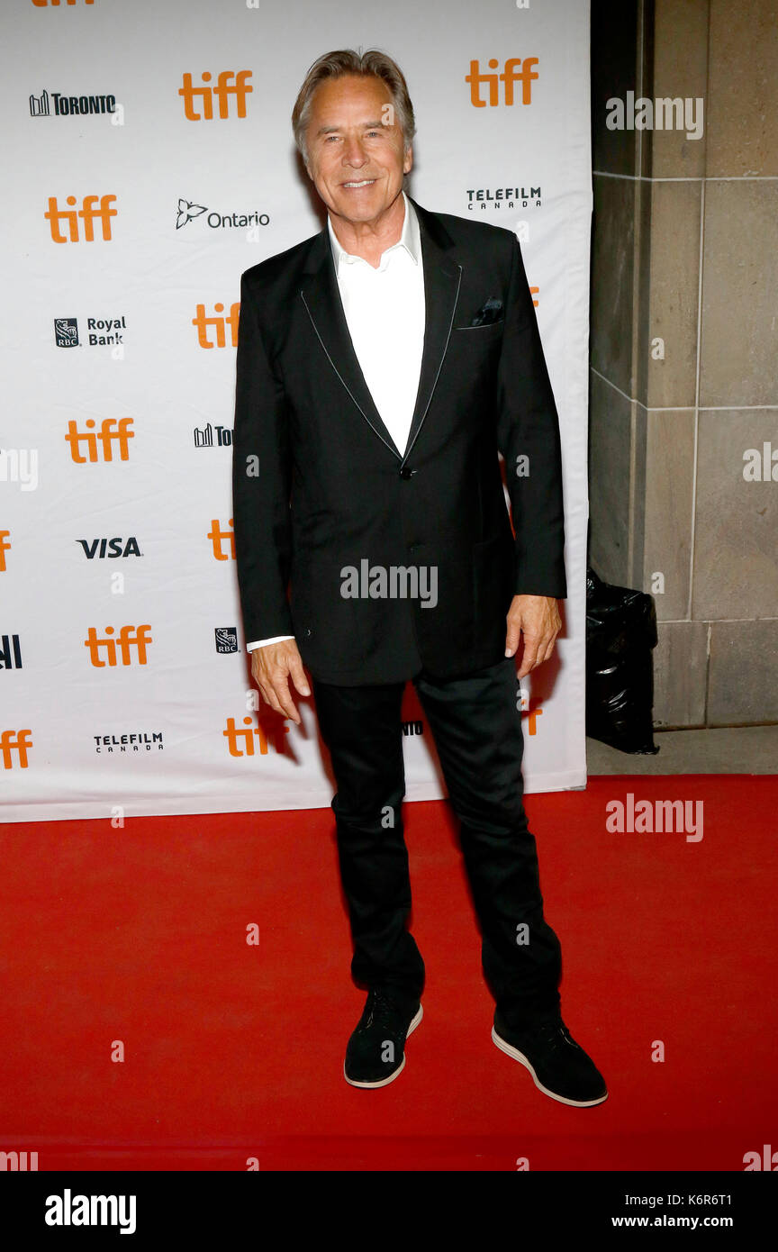 Toronto, Canada. 12 Sep, 2017. Don Johnson participant à la bagarre "in Cell Block 99' première mondiale au cours de la 42e Festival International du Film de Toronto à Ryerson Theatre le 12 septembre 2017 à Toronto, Canada Crédit : Geisler-Fotopress/Alamy Live News Banque D'Images