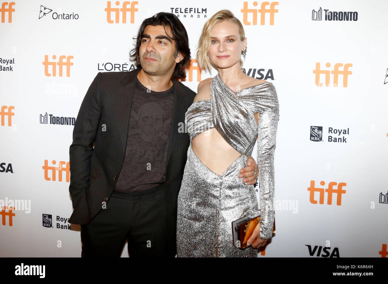 Toronto, Canada. 12 sep, 2017. directeur Fatih Akin et Diane Kruger à la 'fade' dans la première mondiale au cours de la 42e festival international du film de Toronto au théâtre Elgin le 12 septembre 2017 à Toronto, Canada Crédit : geisler-fotopress/Alamy live news Banque D'Images