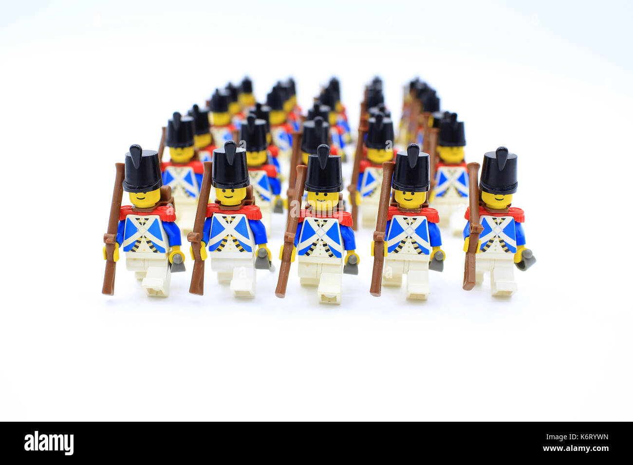 Soldat lego rally Banque D'Images