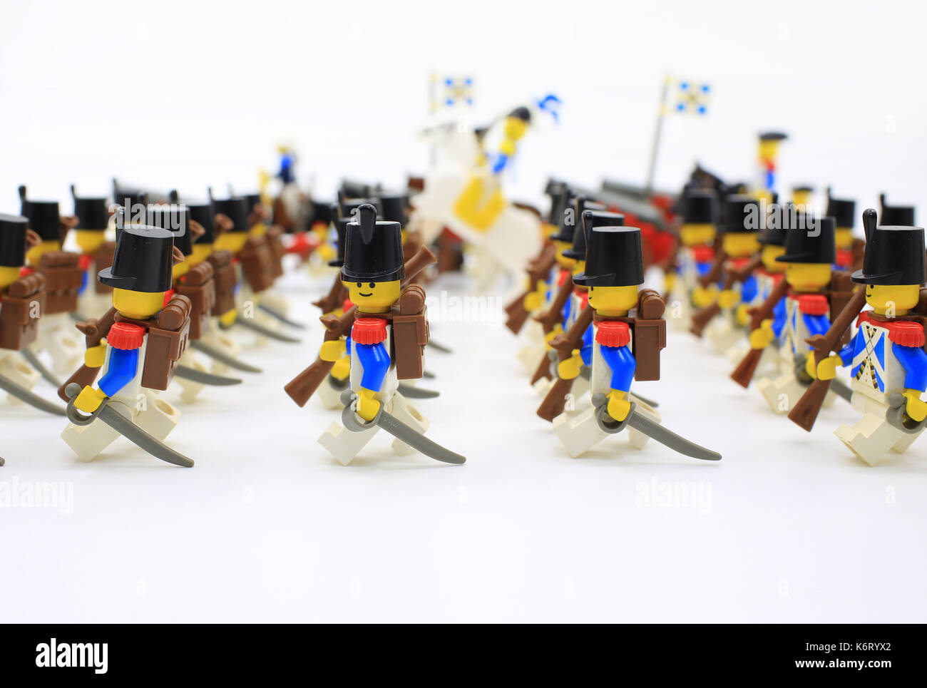 Soldat lego rally Banque D'Images