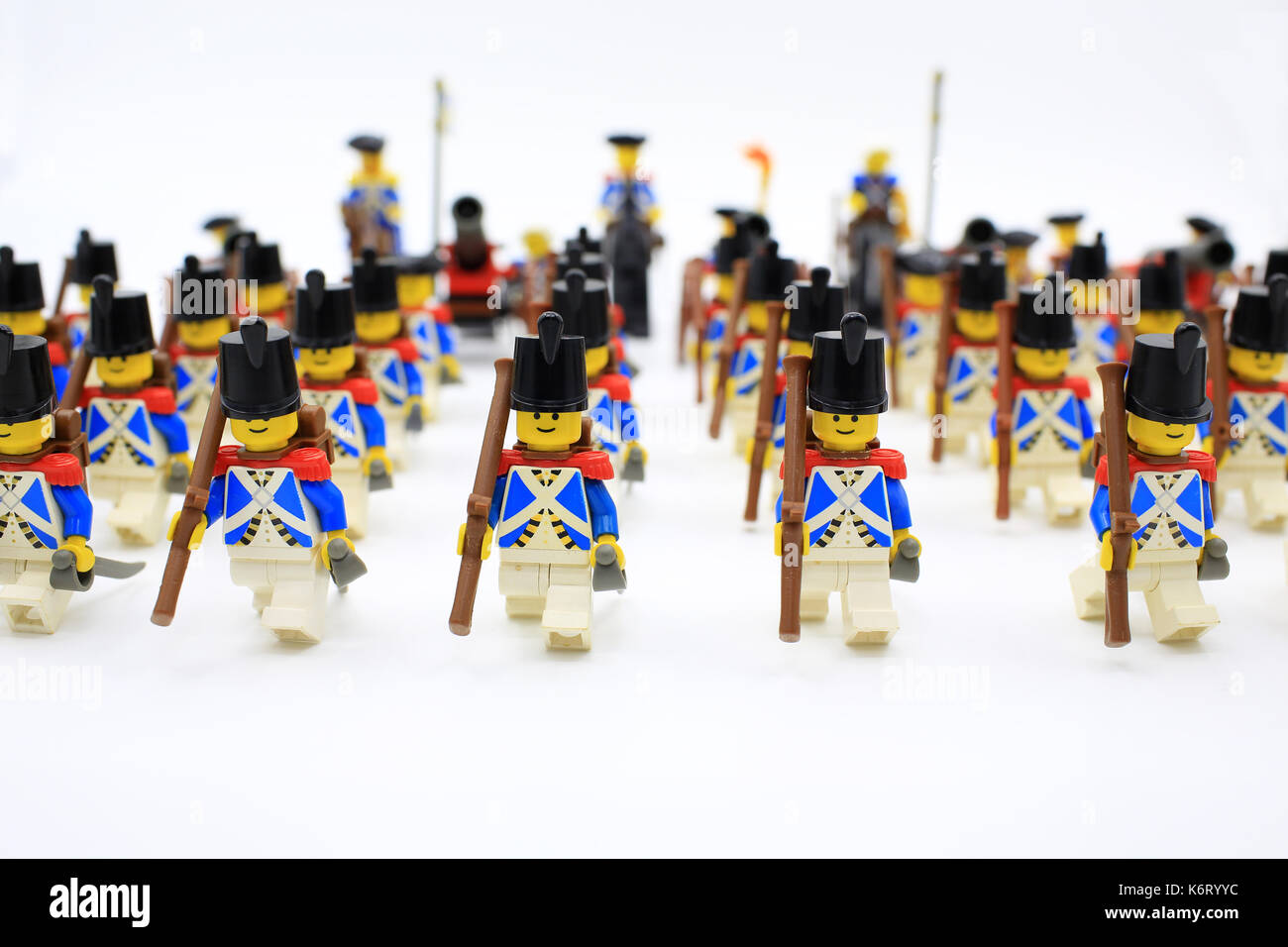 Soldat lego rally Banque D'Images