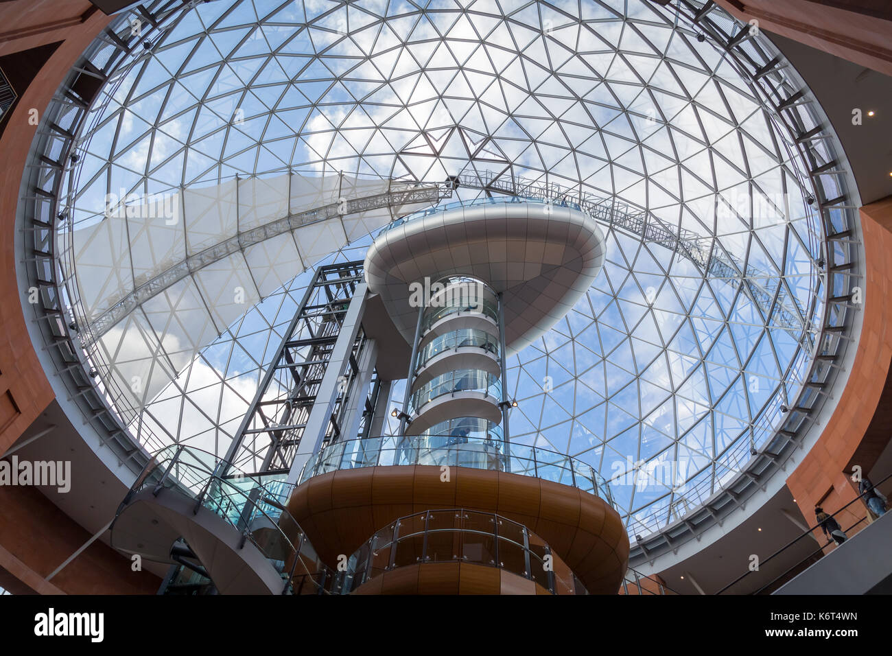 Centre commercial de Belfast, Belfast, Victoria Square. L'Irlande du Nord. Banque D'Images