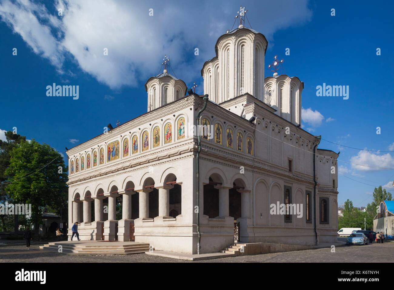 Roumanie, Bucarest, Cathédrale Patriarcale roumaine, extérieur Banque D'Images