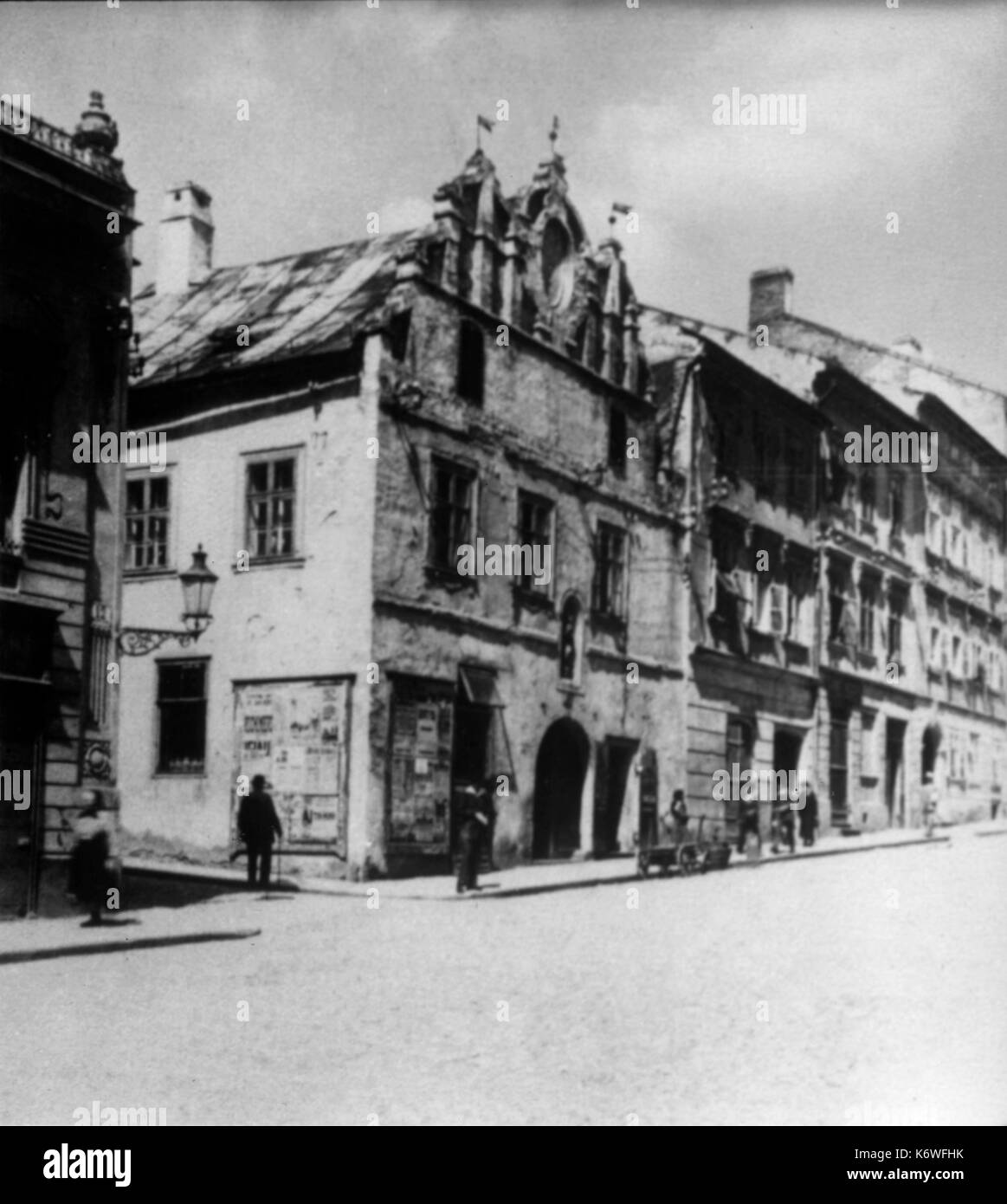 Gustav Mahler - maison où il a grandi à Iglau/Jihlava compositeur autrichien, 1860-1911 Banque D'Images