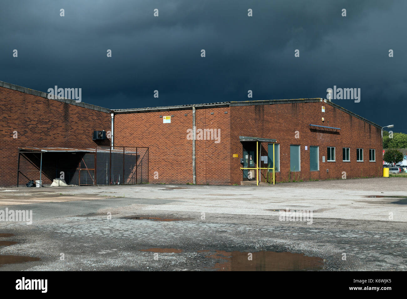 Unité industrielle à Exeter,économie,la récession mondiale,Salaire Minimum,produit intérieur brut : le chômage, la croissance économique de la Grande-Bretagne, Banque D'Images