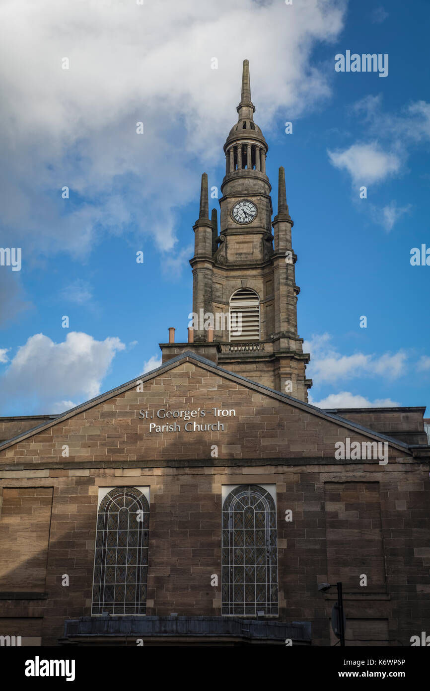 L'église paroissiale de st georges tron à Glasgow Banque D'Images