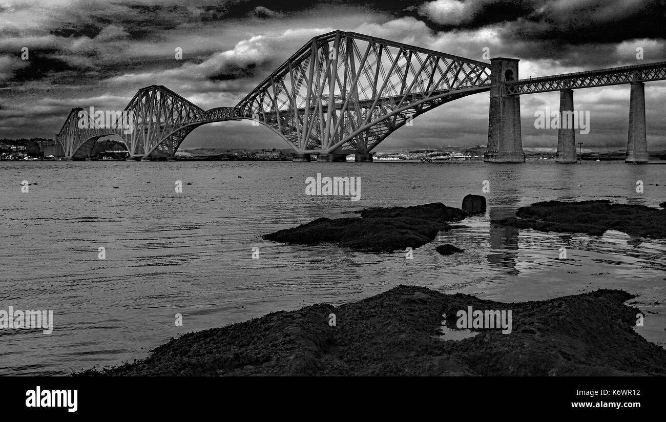 Forth Rail Bridge. Banque D'Images